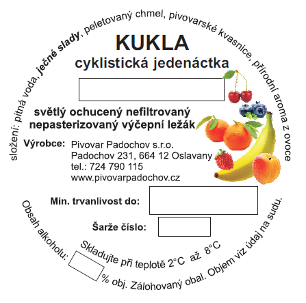 11% Padochovská VIŠŇOVÁ jedenáctka (50L)