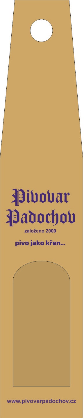 Dárková krabice na 1 PET láhev o objemu 1L (přírodní)