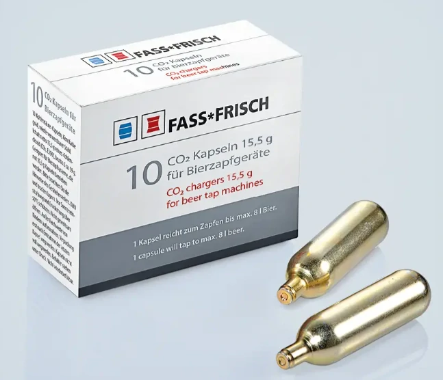 BOMBIČKY 16gr CO2 PRO TLAKOVÁNÍ PIVA (10Ks)
