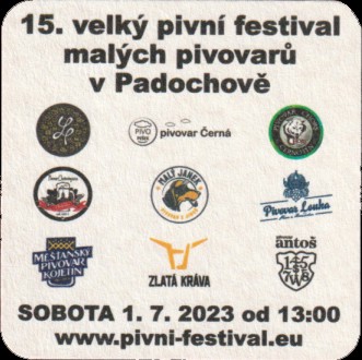 PIVNÍ TÁCEK Pivovar Padochov s.r.o. č.27