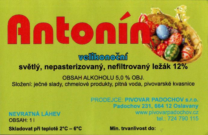 ANTONÍN VELIKONOČNÍ