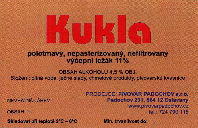 KUKLA POLOTMAVÝ LEŽÁK