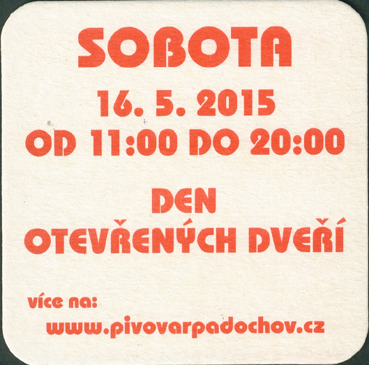 PIVNÍ TÁCEK Pivovar Padochov s.r.o. č.11