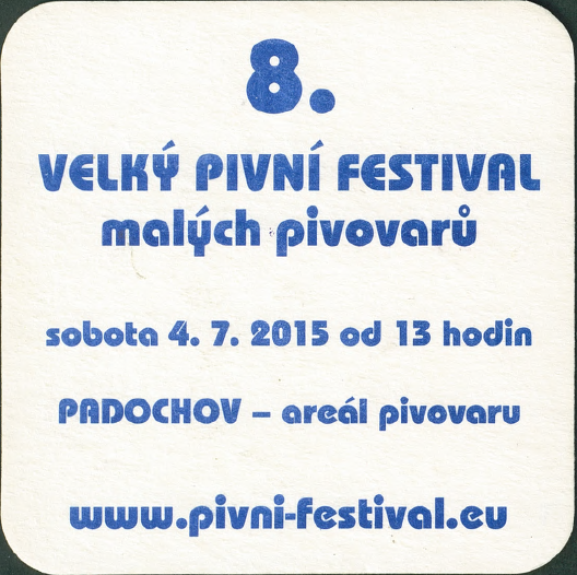 PIVNÍ TÁCEK Pivovar Padochov s.r.o. č.12