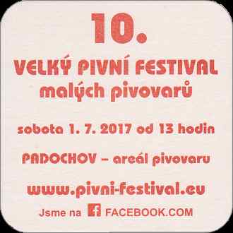 PIVNÍ TÁCEK Pivovar Padochov s.r.o. č.18