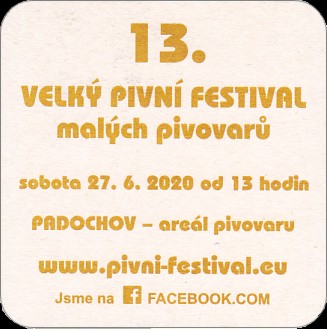 PIVNÍ TÁCEK Pivovar Padochov s.r.o. č.23